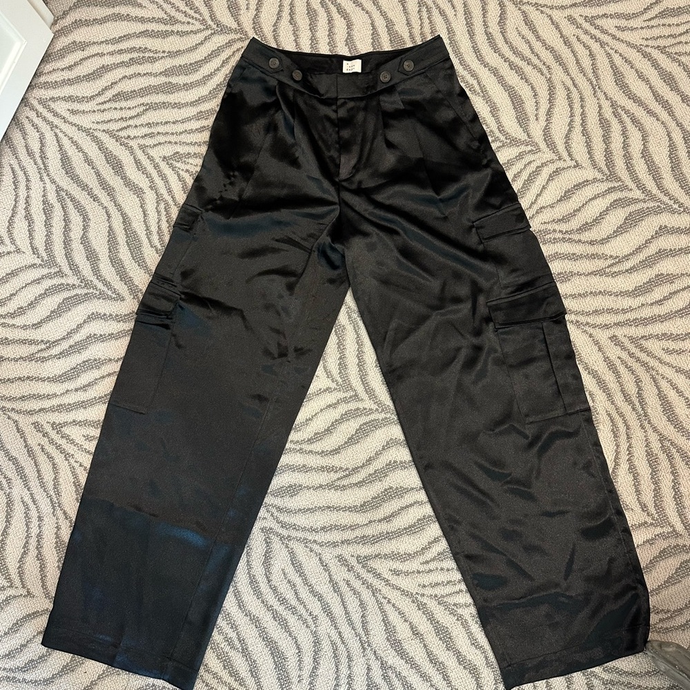 Women’s •A New Day• High-Rise Satin Cargo Pants
